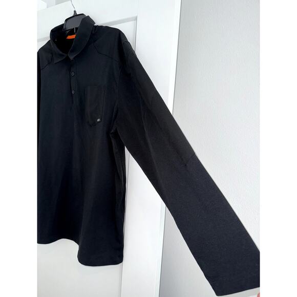 5.11 Tactical Long Sleeve Performance Polo Men’s XL Black - Picture 5 of 10